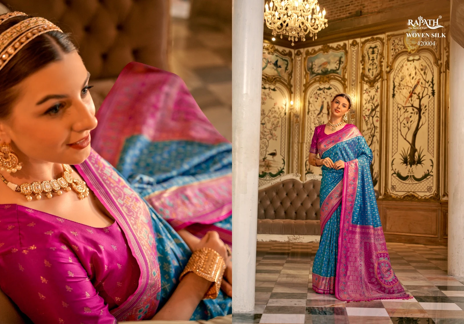 Rajpath Sophia Silk Banarasi Silk Wholesale Fancy Sarees Catalog — Wholesale Sarees, MPA wholesale from Surat — view 4
